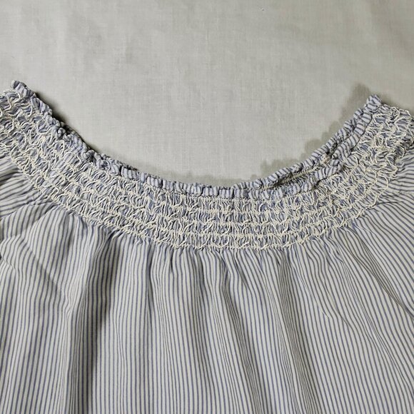 American Eagle Outtfitters Women's Medium Striped Top with Bell Sleeves - Picture 3 of 10